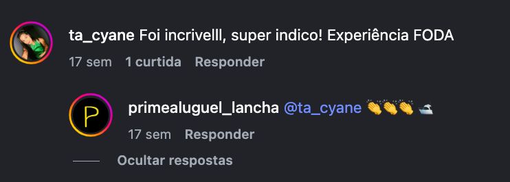 Depoimento cliente 1